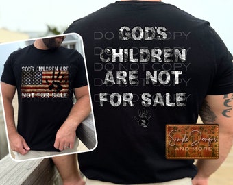 God’s Children Are Not For Sale Bundle Distressed Font Digital Download, Sublimation, png, Tumbler, DTF, DTG, HTV Ecosolvent, Art