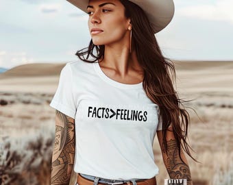 Facts > Feelings Digital File, Digital Download, Sublimation, png, Tumbler, DTF, DTG, HTV, Art