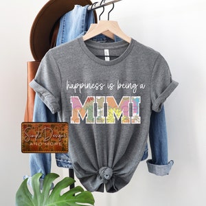 Happiness is Being a Mimi Digital File, Horns Digital Download, Sublimation, png, Tumbler, DTF, DTG, HTV Ecosolvent