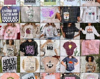 Faith TBBコラボデジタルファイル、バンドルデジタルダウンロード、昇華、png、タンブラー、DTF、DTG、アート、手描き、Tシャツデザイン