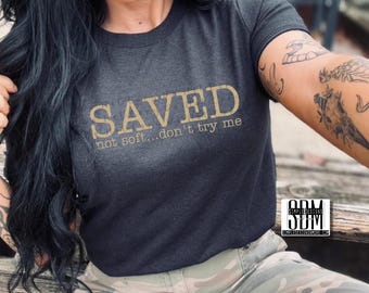 Faith Digital Download: Saved But Not Soft PNG File