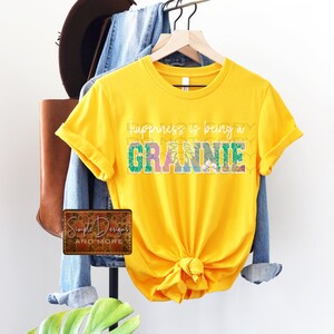 Happiness is Being a Grannie Digital File, Horns Digital Download, Sublimation, png, Tumbler, DTF, DTG, HTV Ecosolvent
