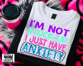 Anxiety Digital Design Bundle: Sublimation PNG File (Commercial Use)