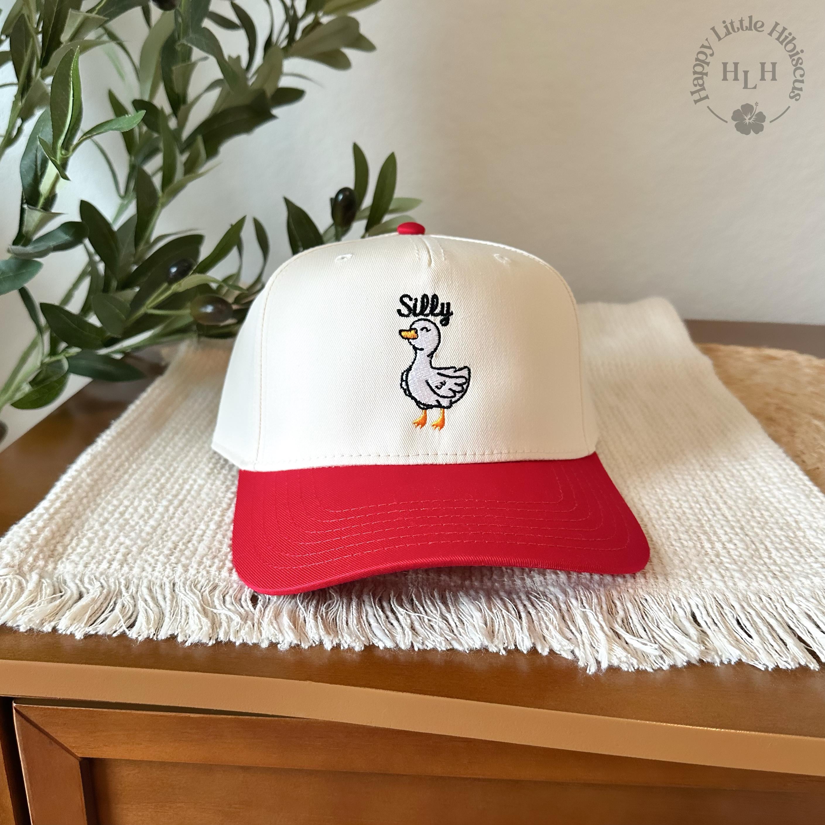 Embroidered Silly Goose Hat, Custom Goose Hat, Funny Silly Goose Hat, Cute Silly Goose Cap, Funny Hat gift, Silly Goose Embroidered Dad Hat