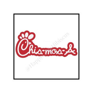 May include: Red and white Chick-fil-A logo with a stylized chicken and the text "Chick-fil-A" in a white outline.