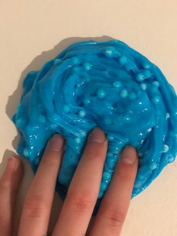 Blue Raspberry Foam Slime 