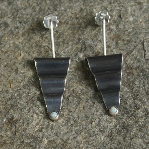 Earrings, Opal, Silver 925