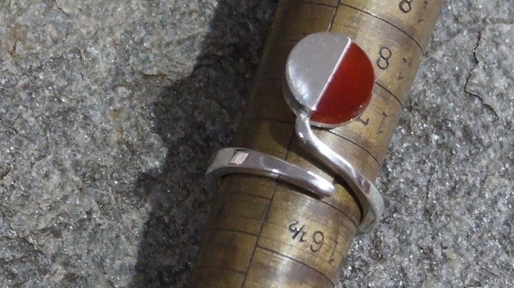 Ring 925er Silber mit Carneol - image 1