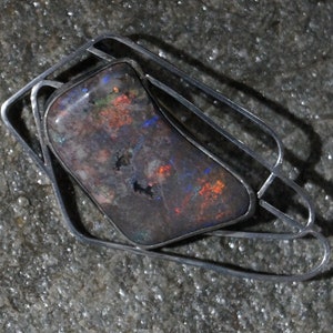 Vintage Opal Brooch