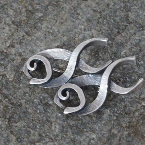 brooch 835 silver fish