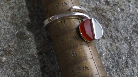 Ring 925er Silber mit Carneol - image 3