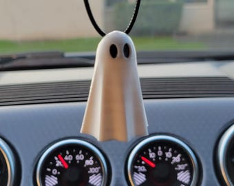 Ghost Rear View Mirror Charm