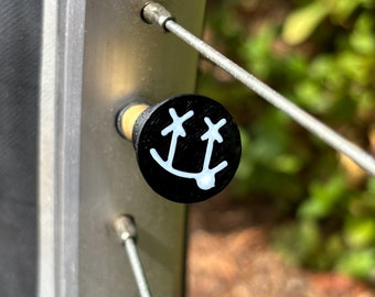 Smiley Tire Valve Stem Caps (Set of 4)