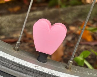 Heart Tire Valve Stem Caps (Set of 4)