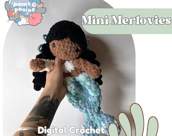 Mini Merlovies Amigurumi Pattern Only