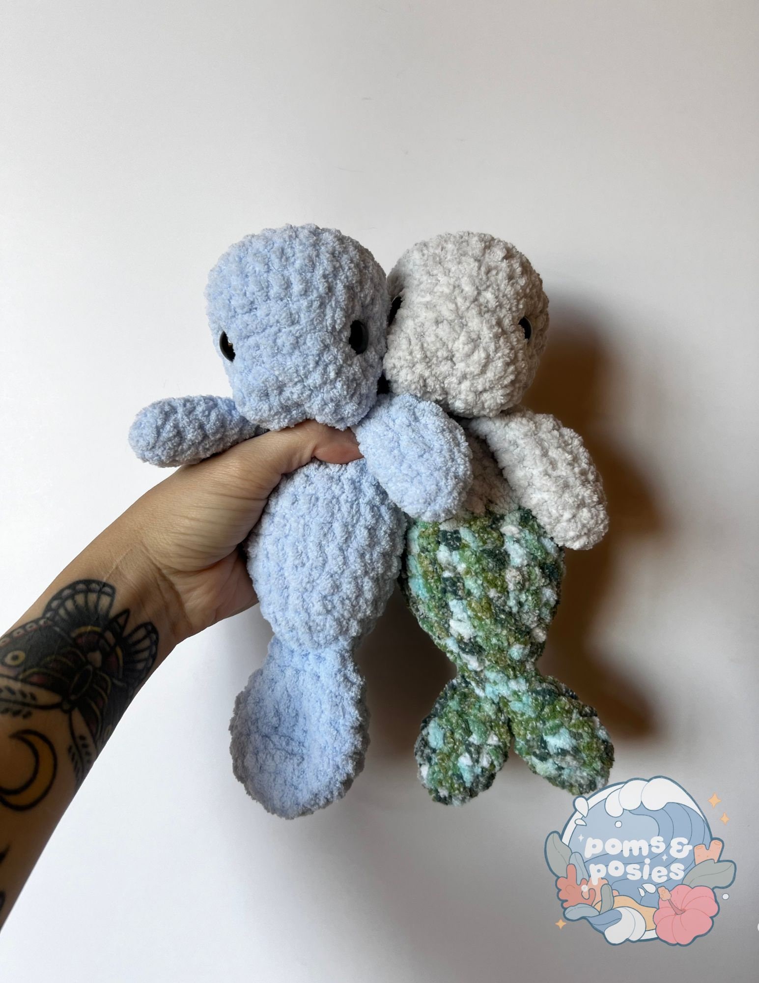 30 Manatee Crochet Patterns: Adorable Sea Cow Designs for Every Skill Level 25 Magnus Manatee Merpet Amigurumi