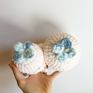 Monday the Moon Jellyfish Amigurumi Pattern, no sew crochet jellyfish plushie pattern only, two sizes included image 3