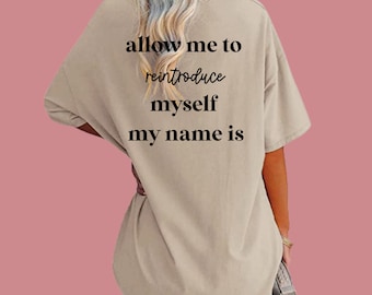 Reintroduce Myself Bride Wedding Shirt