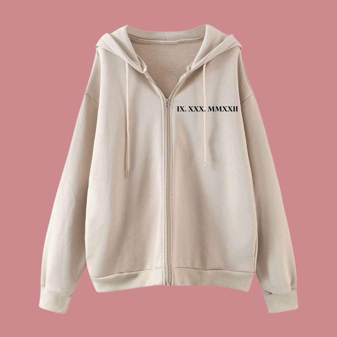 Wedding Bride Roman Numeral Zip Up - Etsy