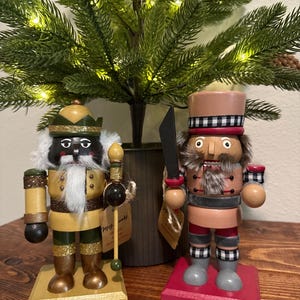 Hand-painted Wood Nutcracker - Nutcracker Figurine - 7 Inch