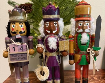 Hand-painted Wood Nutcracker - Nutcracker Figurine - 14 Inch