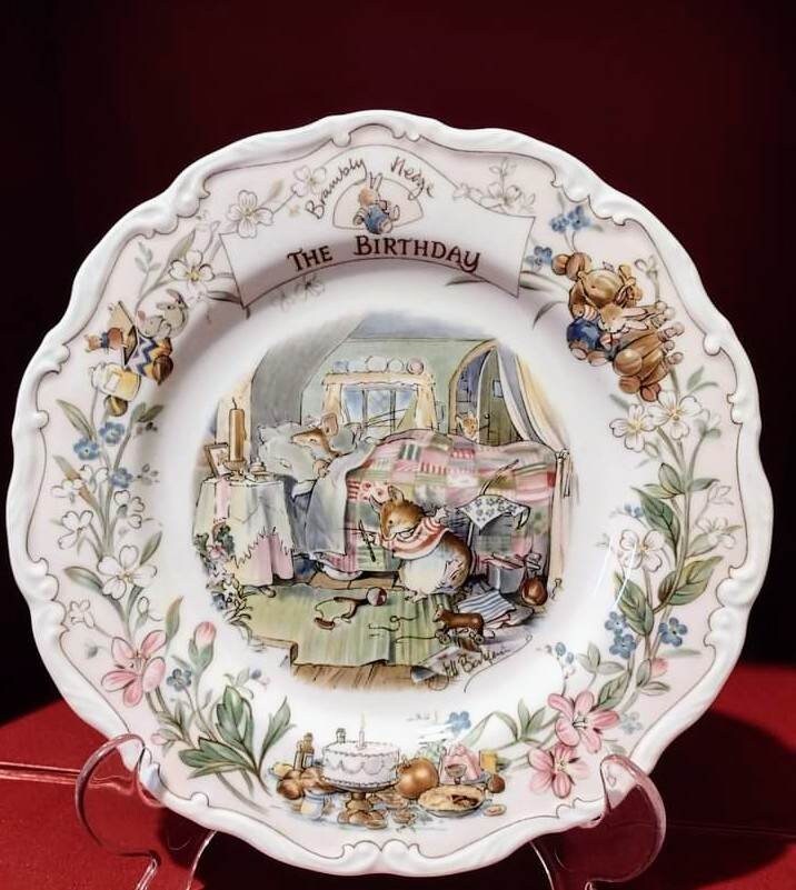   Brambly Hedge プレート4枚セット 新品・希少】ブランベリーヘッジ 4枚 プレート アンティーク