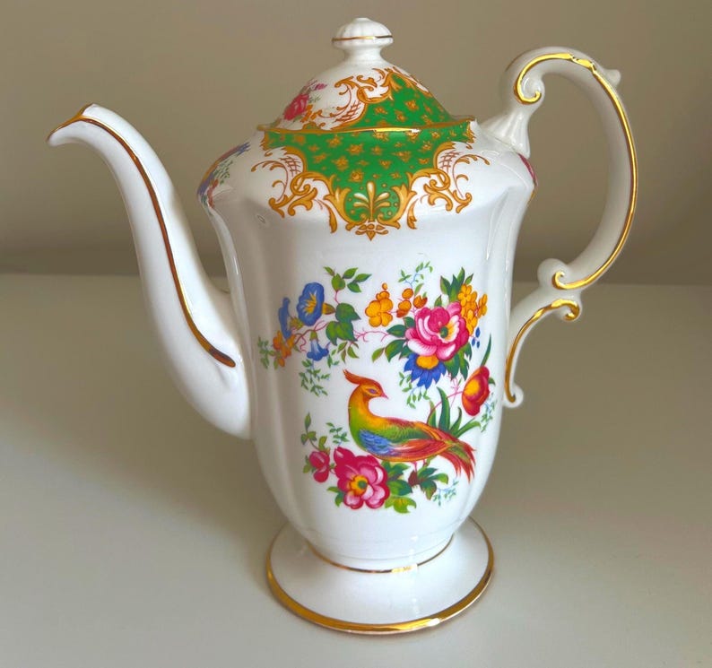 Paragon Rockingham Vintage Paragon Rockingham Teapot: 1970s English Bone China, Imari ...