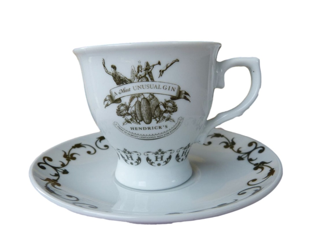 Boxed Six Original Exquisite Hendrick's Gin Tea Cups Set Etsy UK