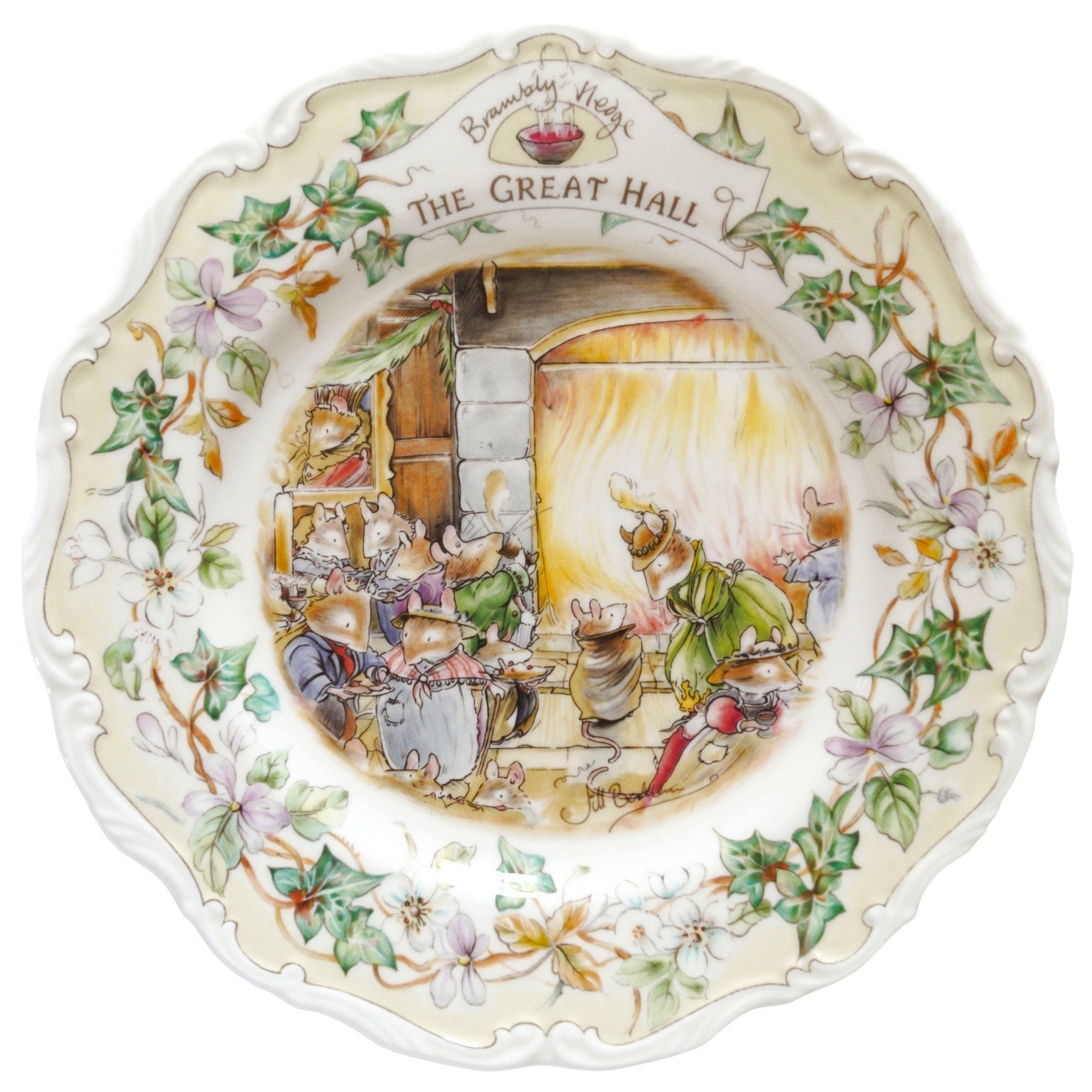 ロイヤルドルトン ブランブリーヘッジ THE GREAT HALL 飾り皿 ROYAL DOULTON（ロイヤルドルトン） ブランブリーヘッジ 飾り皿