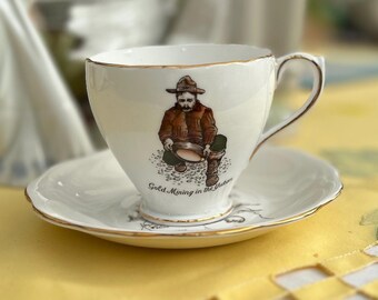 Hendricks Gin Ceramic Tea Cup & Saucer Oscar Wilde Dreamer Tea