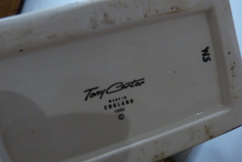 Tony Carter Teapot Collectible Like New With Certificate Made in