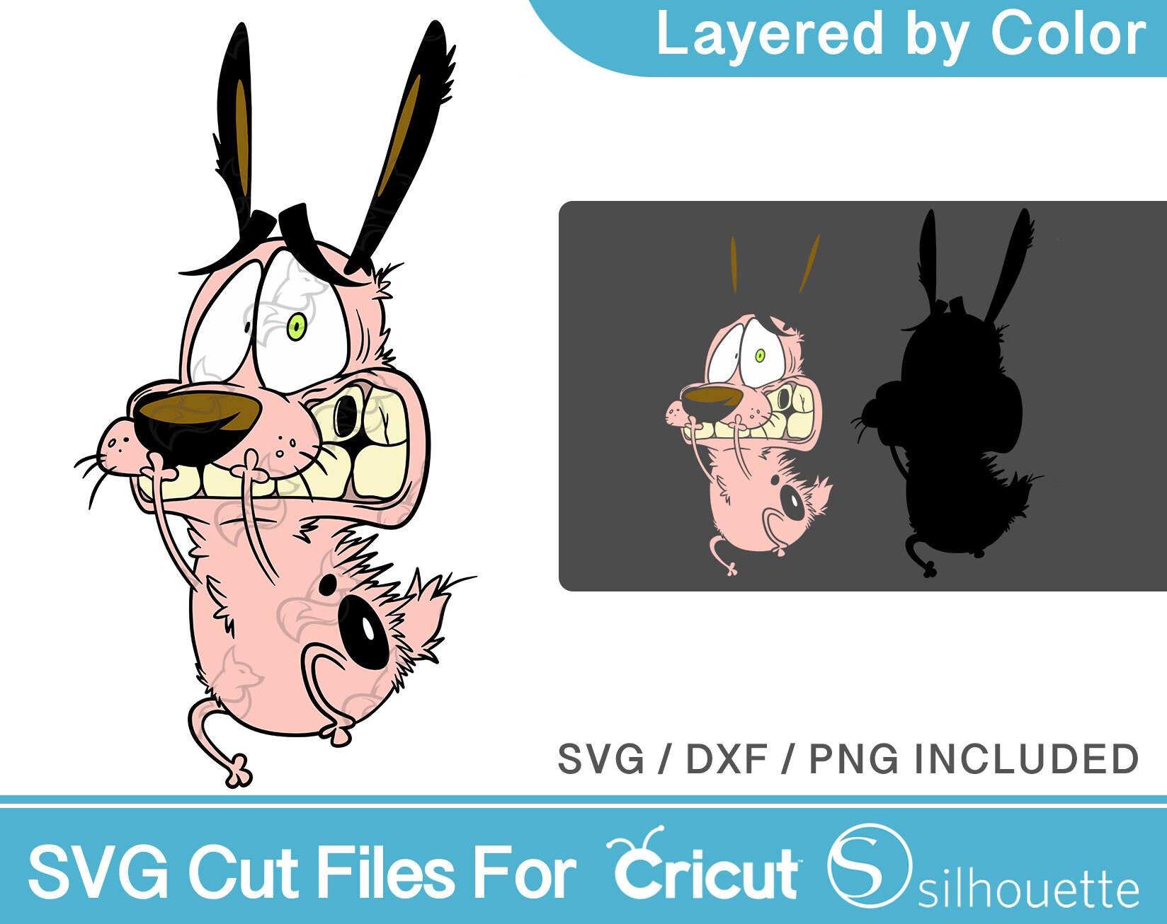 Courage the Cowardly Dog Scared Courage Dog Cartoon Network - Etsy Courage the Cowardly Dog Scared Courage Dog Cartoon Network - Etsy