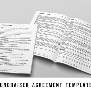 Fundraiser Agreement Contract