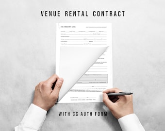 EVENT SPACE VENUE Rental Agreement - Private Event