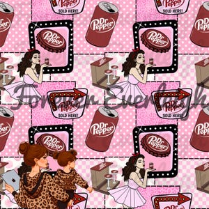Hand drawn soda shop seamless | soda seamless | soda pop seamless |