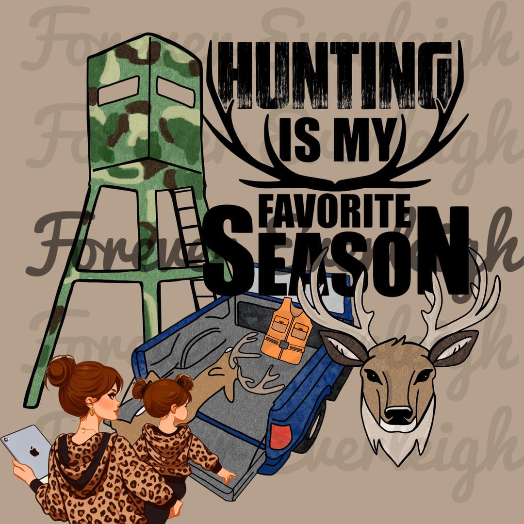 Getting Drawn Hunting Hand Drawn Hunting PNG | Deer PNG | Hunting Season PNG - Etsy