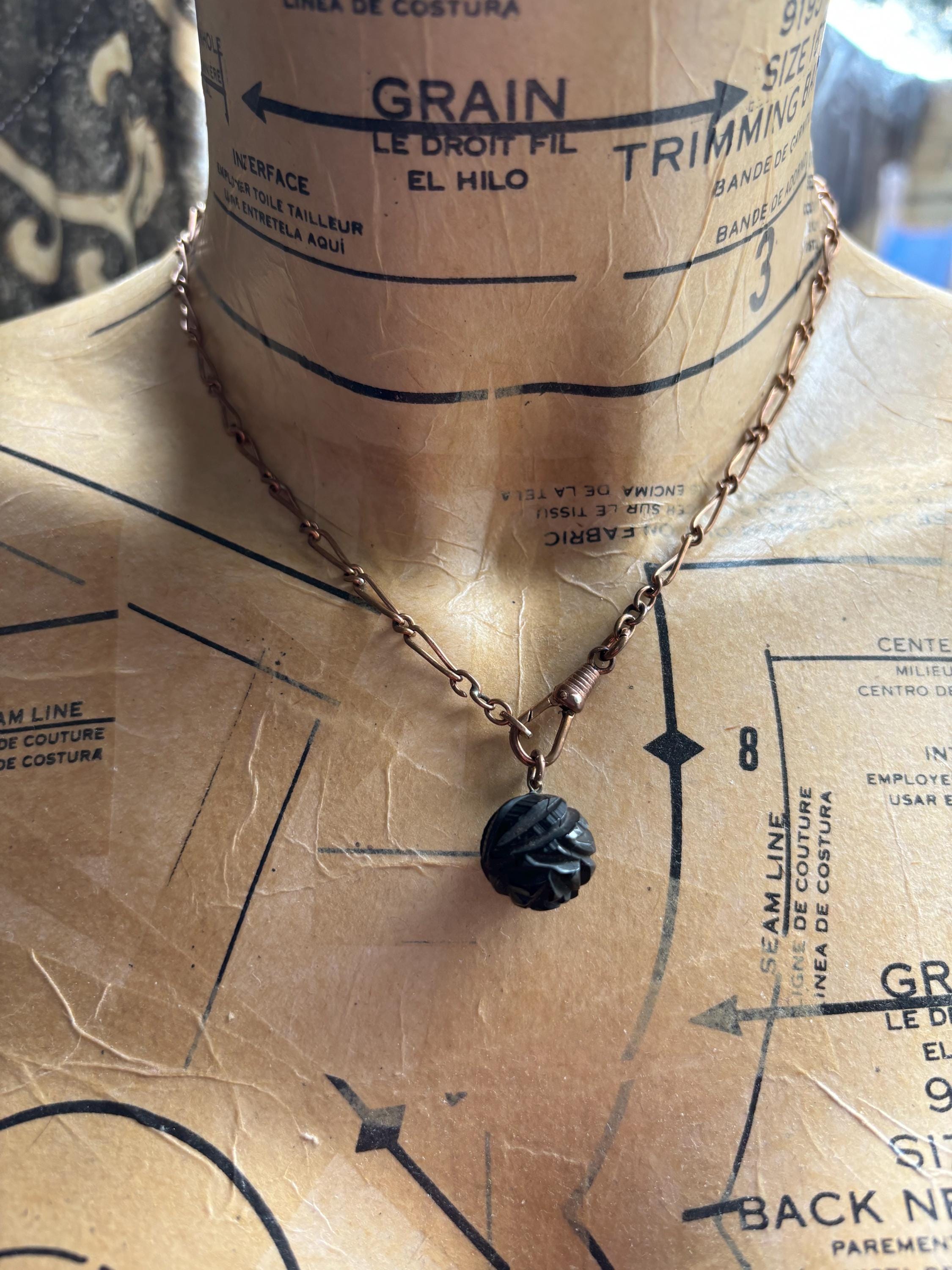 Whitby Jet Charm - Etsy