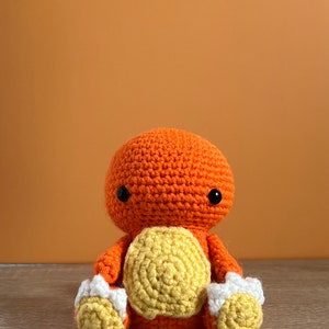 Crochet Fire Lizard- Made to Order