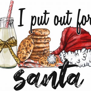 I Put Put For Santa Funny Christmas Ready To Press Sublimation Transfer