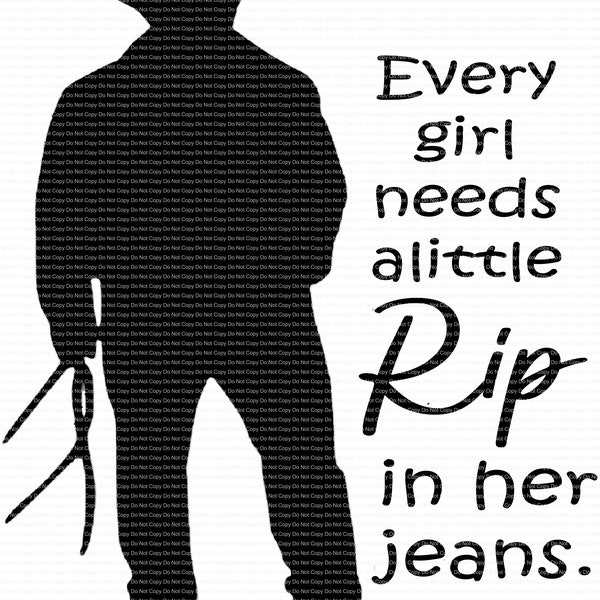 Every Girl Needs a Rip in Her Jeans and a Little Beth in Her Soul - Etsy