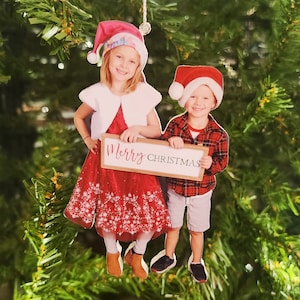 Personalized Photo Christmas Ornament: Family Keepsake Tree Decor