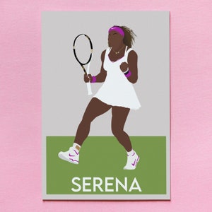 Serena Williams Wimbledon 2012 Minimalist Style Print DIGITAL DOWNLOAD PNG files