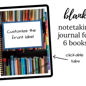 Digitales Notizbuch für Notizen, GoodNotes, Notability, iPad/Android