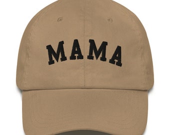 Mama Hat Brown | Mama Hat Embroidered | Mama Embroidered Baseball Cap | Embroidered Mama Hat | Embroidered Mom Hat | Mama Hat Gift For Mom