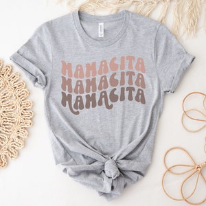 Mamacita Shirt | Mamacita Tshirt | Retro Mama Shirt | Retro Mama Tee | Boho Mama Shirt | Boho Mama Tshirt | Retro Mothers Day Shirt Athletic Heather