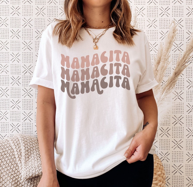 Mamacita Shirt | Mamacita Tshirt | Retro Mama Shirt | Retro Mama Tee | Boho Mama Shirt | Boho Mama Tshirt | Retro Mothers Day Shirt bild 3