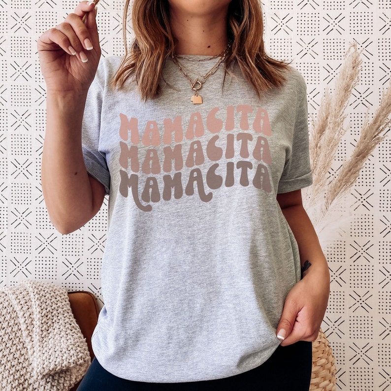 Mamacita Shirt | Mamacita Tshirt | Retro Mama Shirt | Retro Mama Tee | Boho Mama Shirt | Boho Mama Tshirt | Retro Mothers Day Shirt bild 5