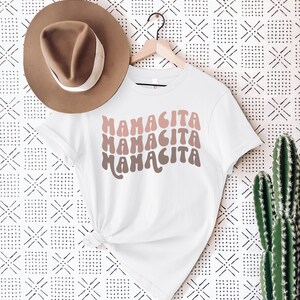 Mamacita Shirt | Mamacita Tshirt | Retro Mama Shirt | Retro Mama Tee | Boho Mama Shirt | Boho Mama Tshirt | Retro Mothers Day Shirt bild 2