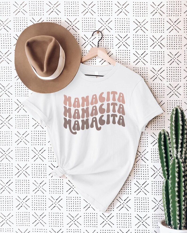 Mamacita Shirt | Mamacita Tshirt | Retro Mama Shirt | Retro Mama Tee | Boho Mama Shirt | Boho Mama Tshirt | Retro Mothers Day Shirt bild 2