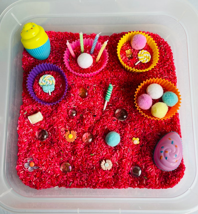CUSTOM Birthday Sensory Bin Etsy